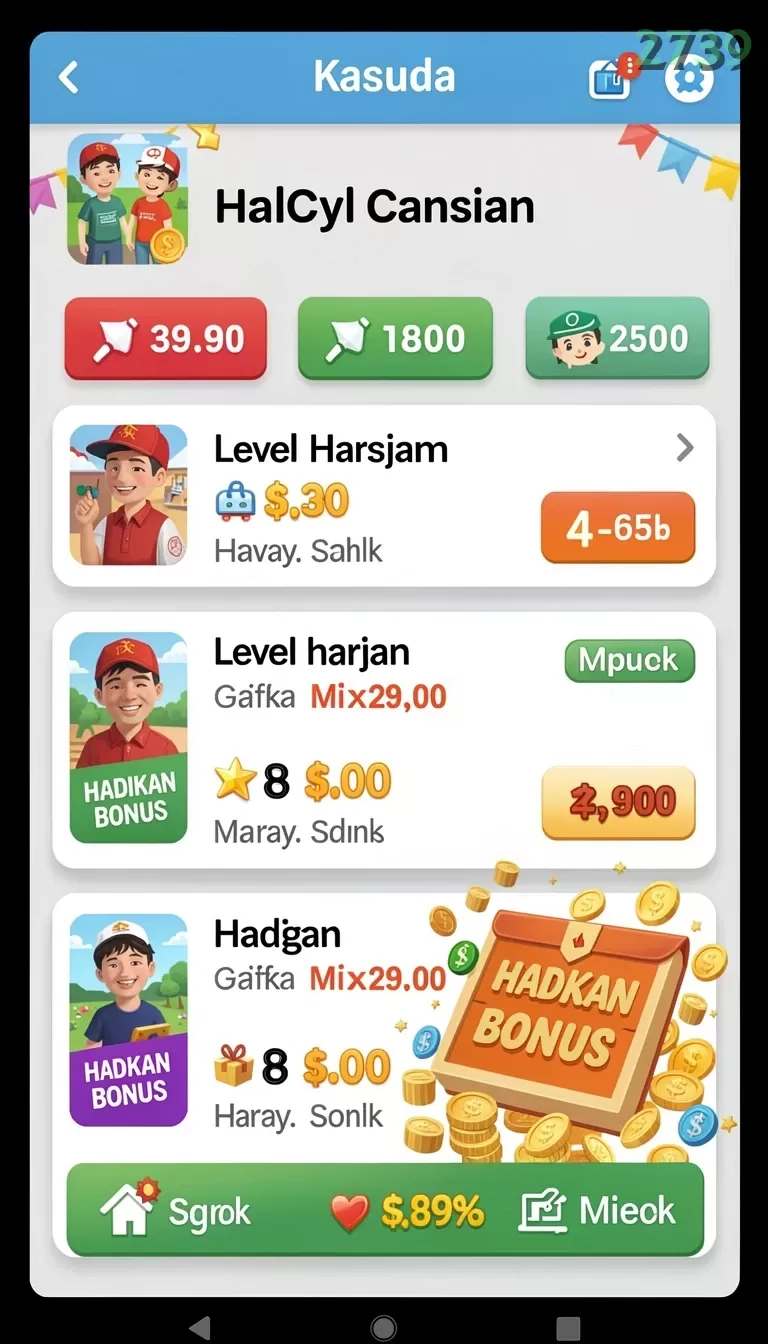 Cuplikan layar EMPIRE88 — menu navigasi