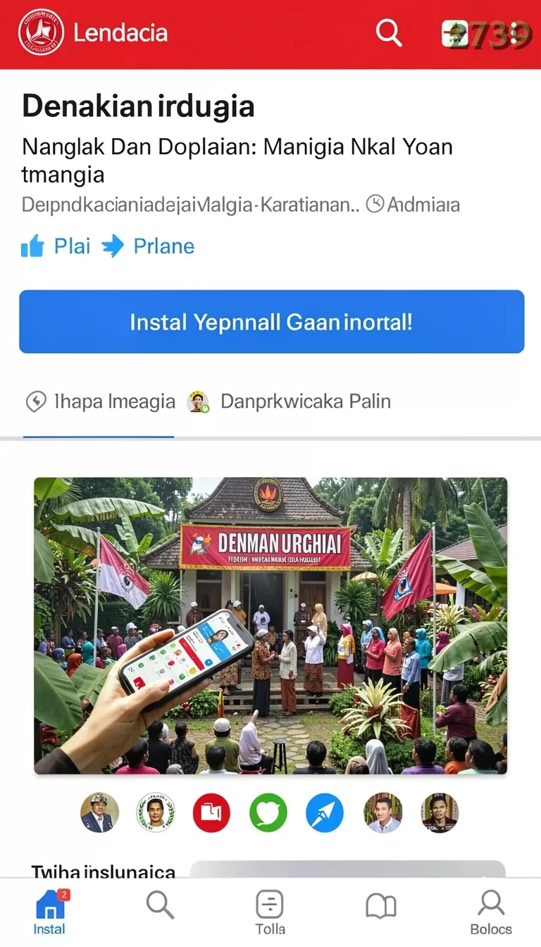 Cuplikan layar VC55 — pengaturan akun